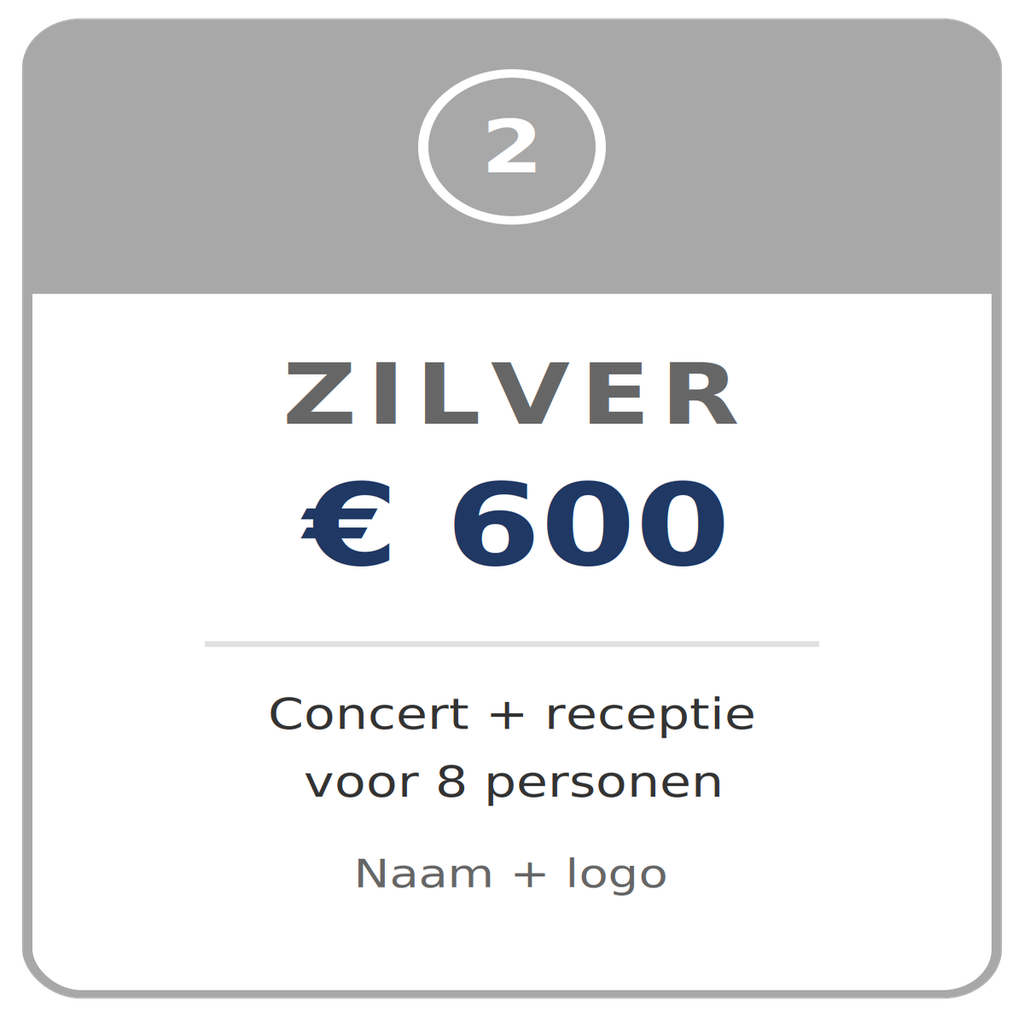Sponsorpakket Zilver